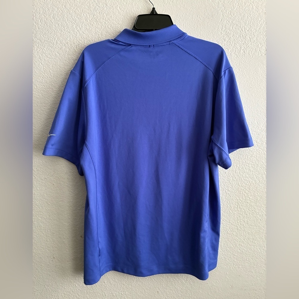 Nike Men Dri-FIT Micro Golf Polo Tee Blue L - Picture 3 of 13
